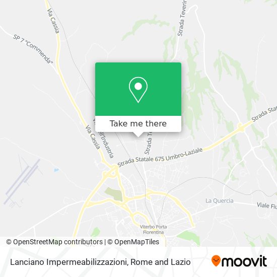 Lanciano Impermeabilizzazioni map