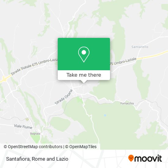 Santafiora map