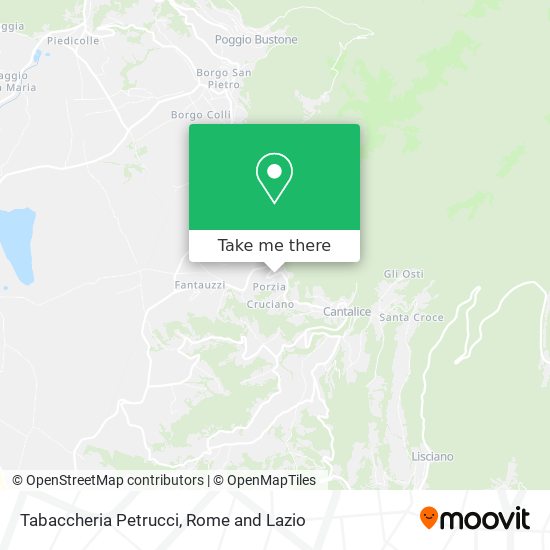 Tabaccheria Petrucci map