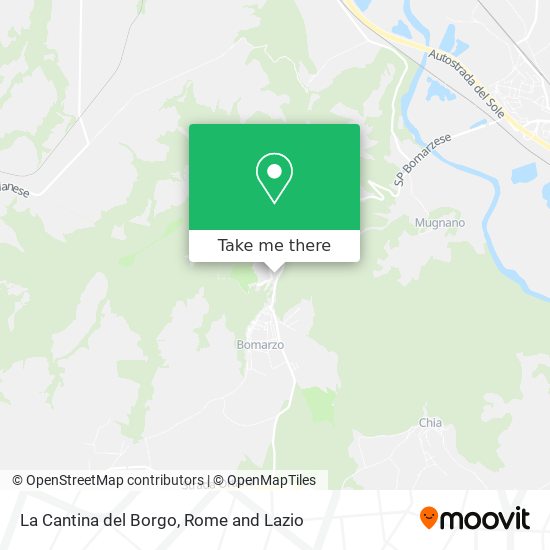 La Cantina del Borgo map