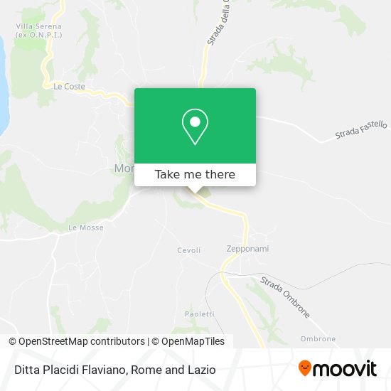 Ditta Placidi Flaviano map