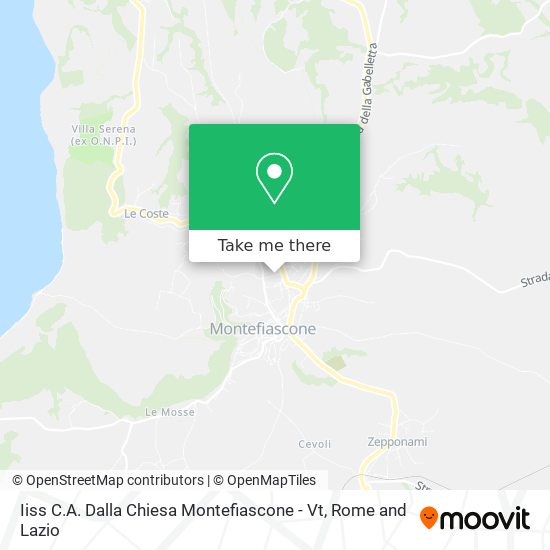 Iiss C.A. Dalla Chiesa Montefiascone - Vt map