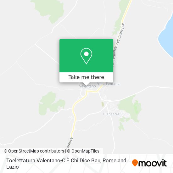 Toelettatura Valentano-C'È Chi Dice Bau map