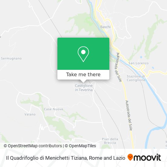 Il Quadrifoglio di Menichetti Tiziana map