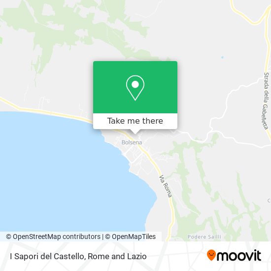 I Sapori del Castello map