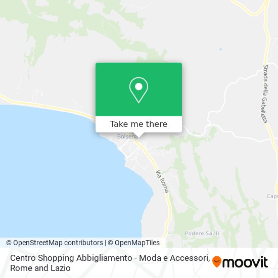 Centro Shopping Abbigliamento - Moda e Accessori map