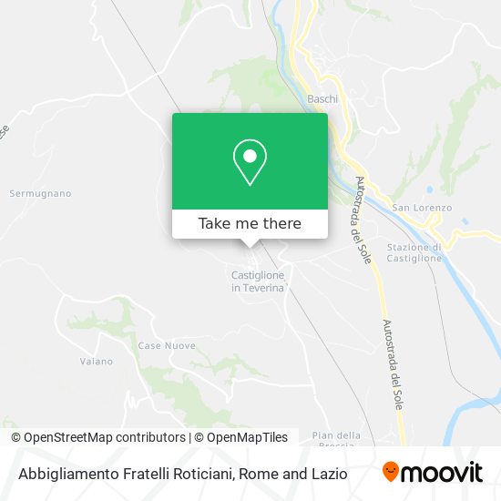 Abbigliamento Fratelli Roticiani map