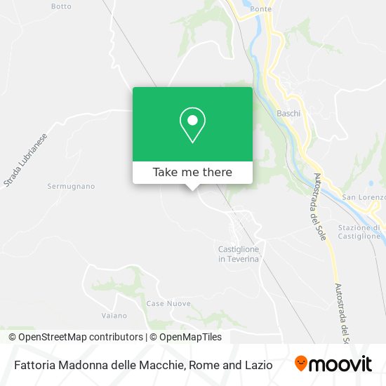 Fattoria Madonna delle Macchie map