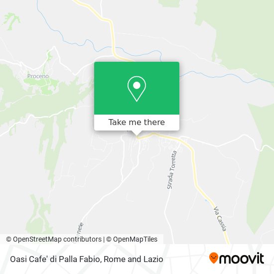 Oasi Cafe' di Palla Fabio map