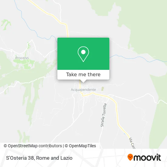 S'Osteria 38 map