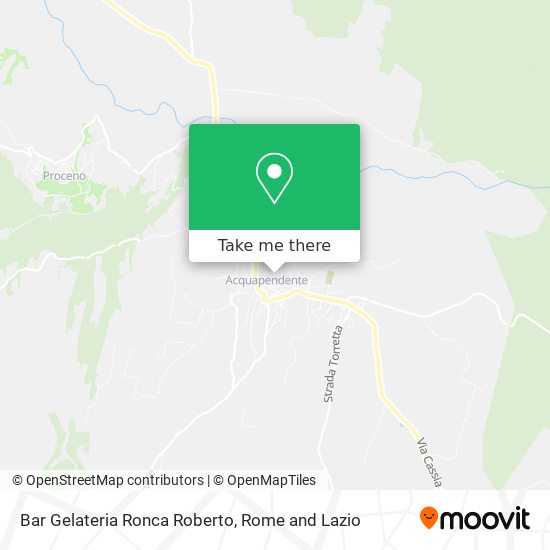 Bar Gelateria Ronca Roberto map