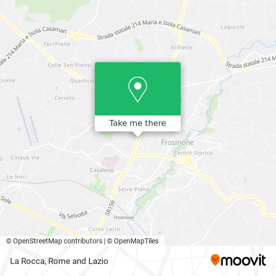 La Rocca map