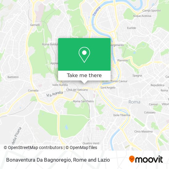 Bonaventura Da Bagnoregio map