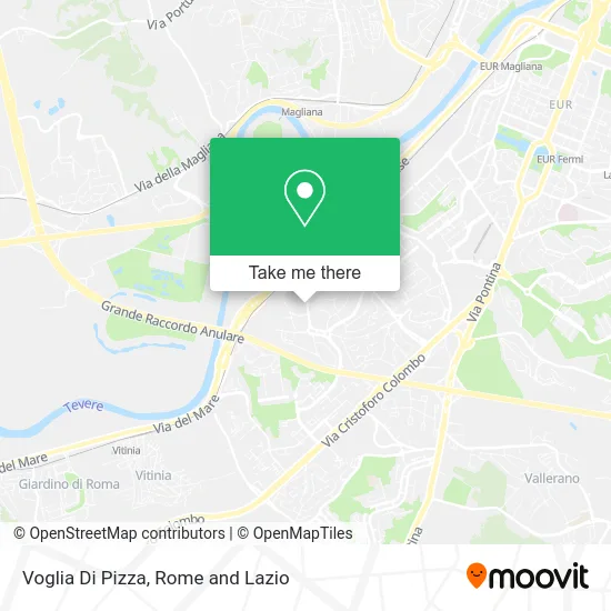 Voglia Di Pizza map