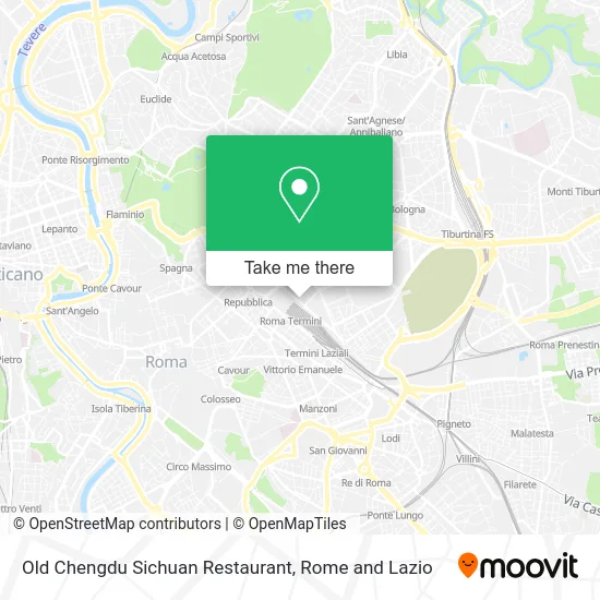 Old Chengdu Sichuan Restaurant map