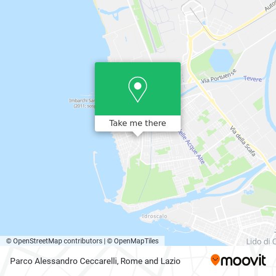 Parco Alessandro Ceccarelli map