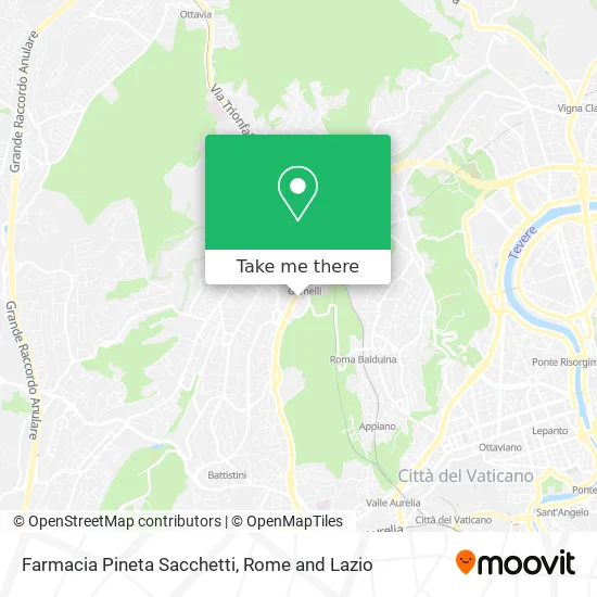Pineta Sacchetti Pharmacy map