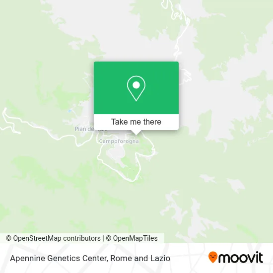 Apennine Genetics Center map