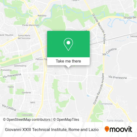 Giovanni XXIII Technical Institute map