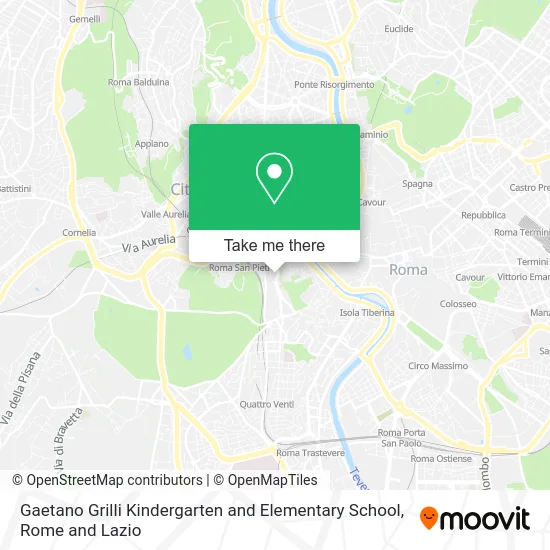 Gaetano Grilli Kindergarten and Elementary School map