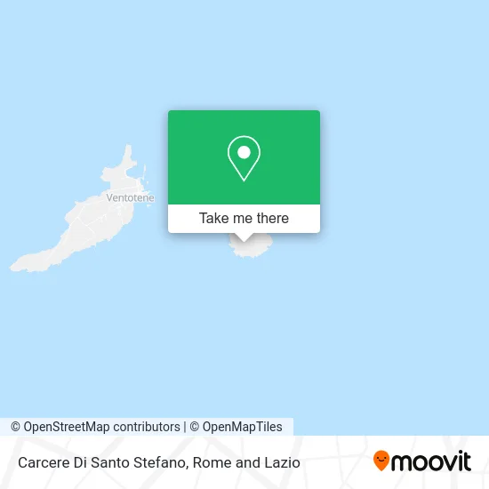 Santo Stefano Prison map