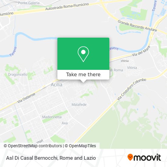 Asl Di Casal Bernocchi map