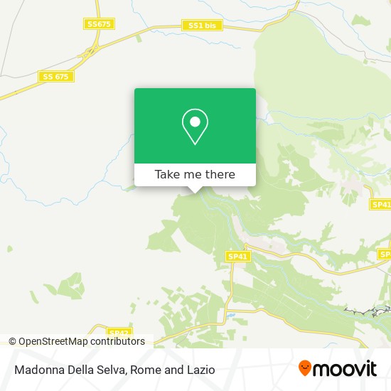 Madonna Della Selva map