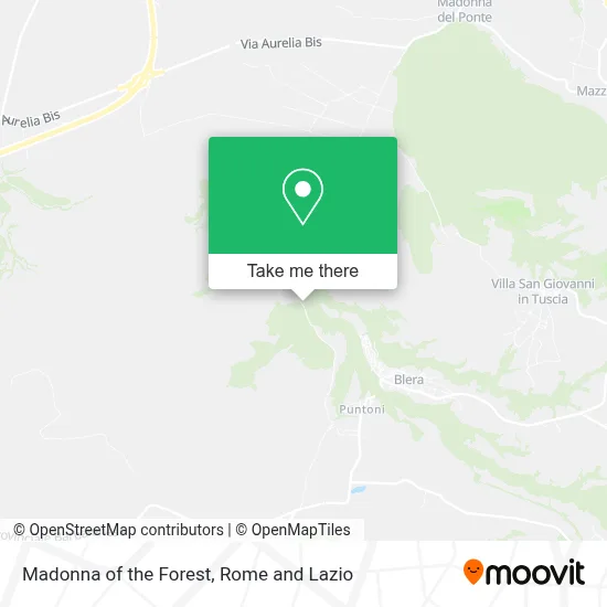 Madonna of the Forest map