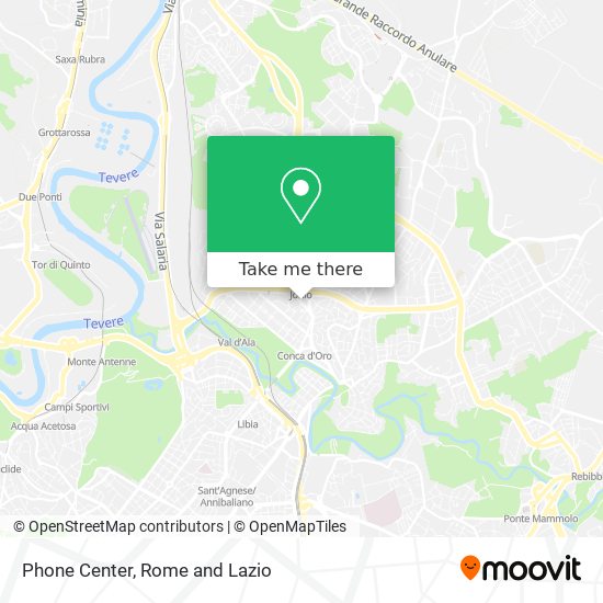 Phone Center map