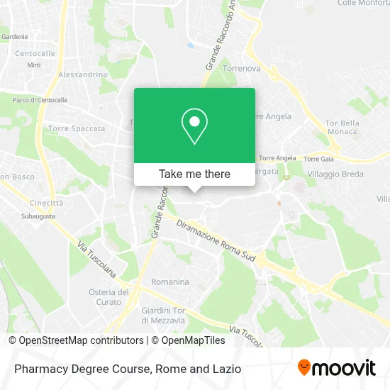 Pharmacy Degree Course map