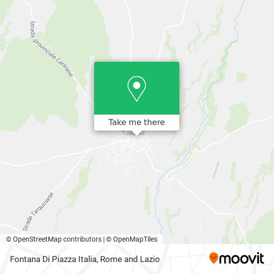 Fontana Di Piazza Italia map