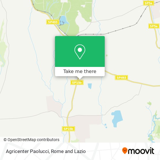 Agricenter Paolucci map