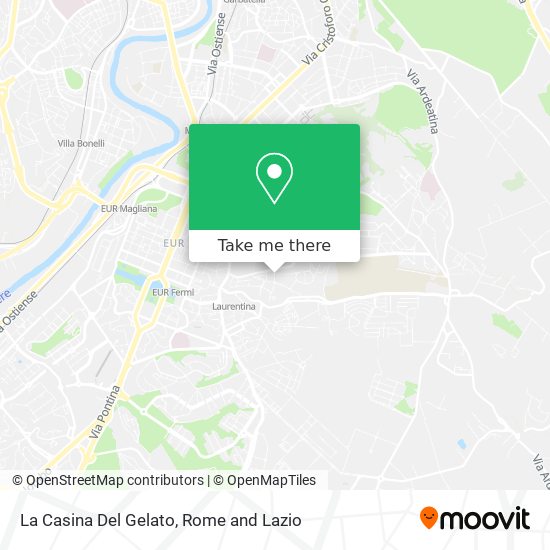 La Casina Del Gelato map