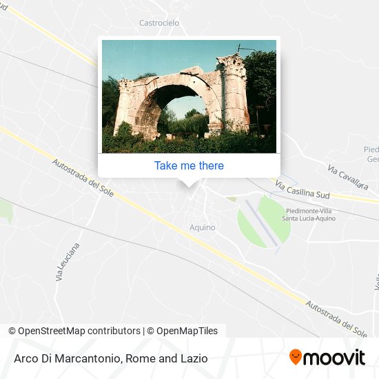 Arco Di Marcantonio map