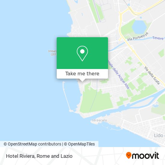 Hotel Riviera map