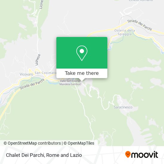 Chalet Dei Parchi map