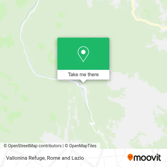 Vallonina Refuge map