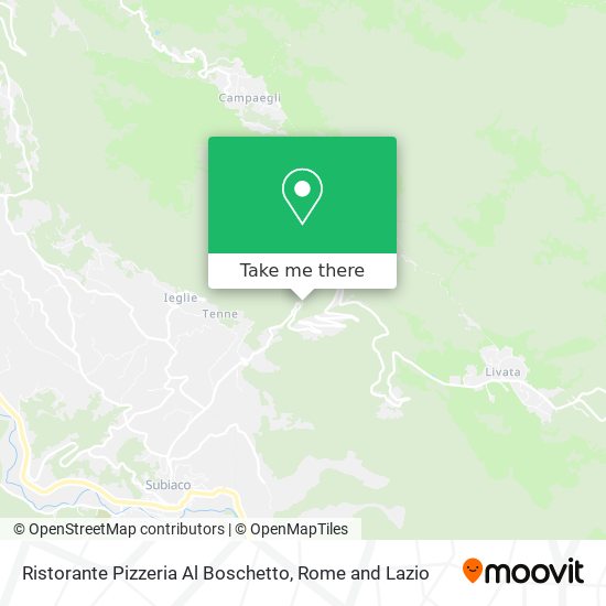 Ristorante Pizzeria Al Boschetto map