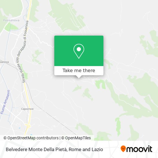 Belvedere Monte Della Pietà map