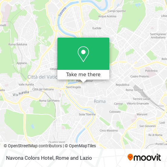 Navona Colors Hotel map