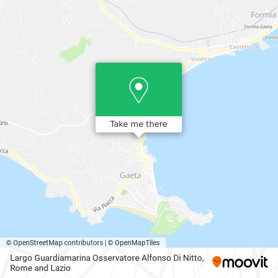 Largo Guardiamarina Osservatore Alfonso Di Nitto map