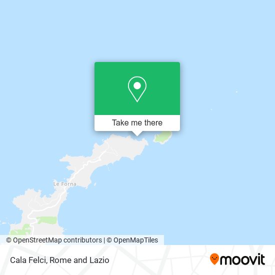 Cala Felci map