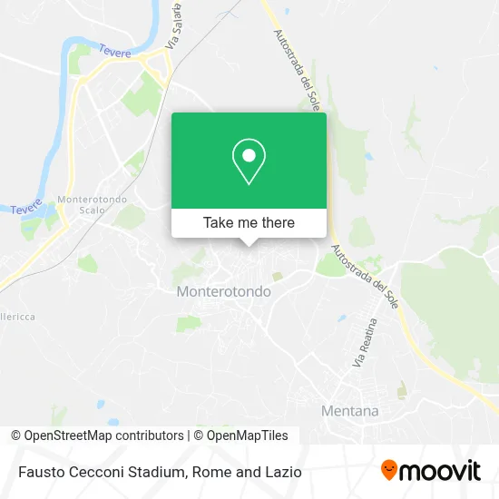 Fausto Cecconi Stadium map