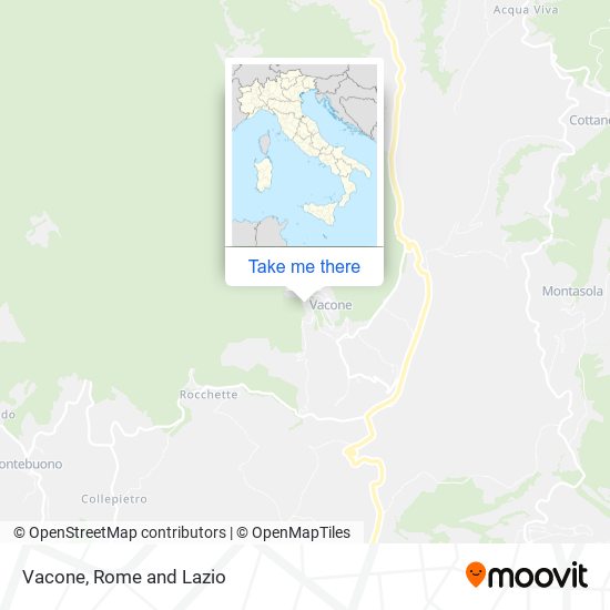 Vacone map
