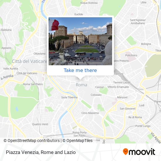 Piazza Venezia map