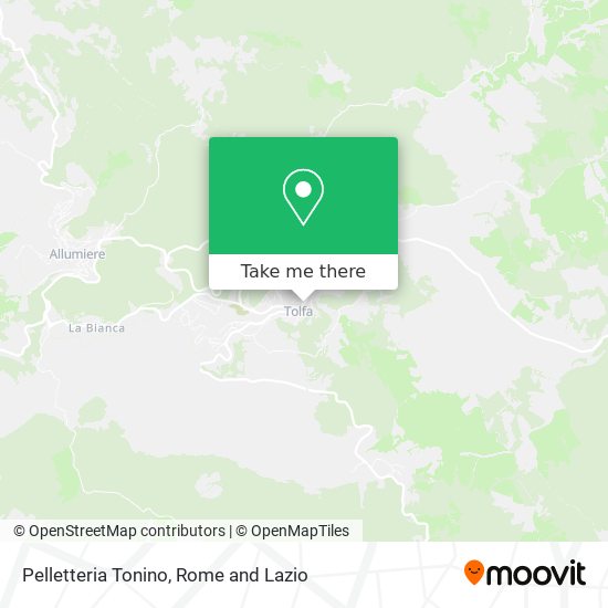 Pelletteria Tonino map