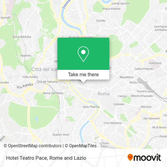 Hotel Teatro Pace map
