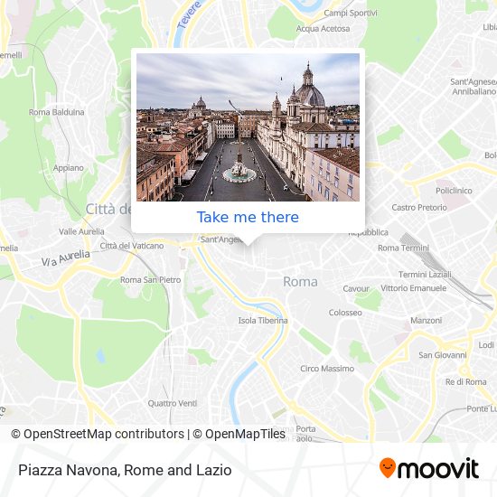 Piazza Navona map