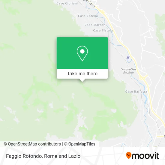 Faggio Rotondo map