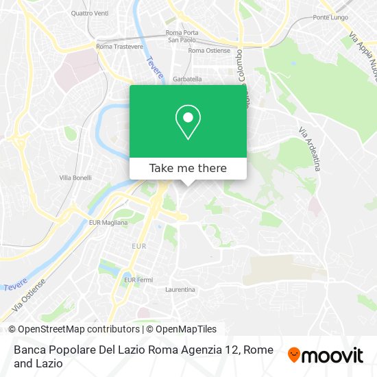 Banca Popolare Del Lazio Roma Agenzia 12 map